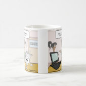 Boekhouding Drink balans Punny Coffee Mok (Center)