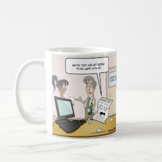 Boekhouding Drink balans Punny Coffee Mok