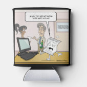 Boekhouding Drink Balans Punny Koelbox Blikjeskoeler (Achterkant)