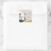 Boekhouding Drink Balans Punny Stickers (Tas)