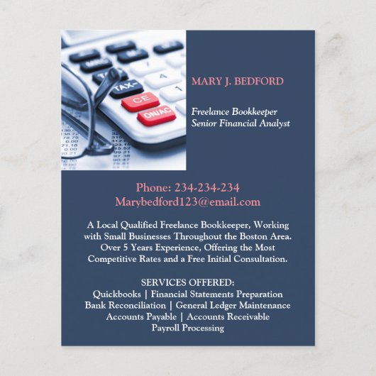 Boekhouding Flyer (Achterkant)