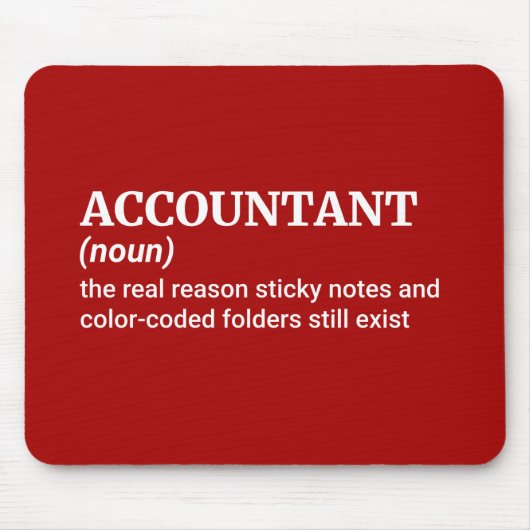 Boekhouding is mijn Superpower Muismat (Voorkant)