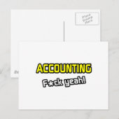 Boekhouding ... Ja. Briefkaart (Voorkant / Achterkant)