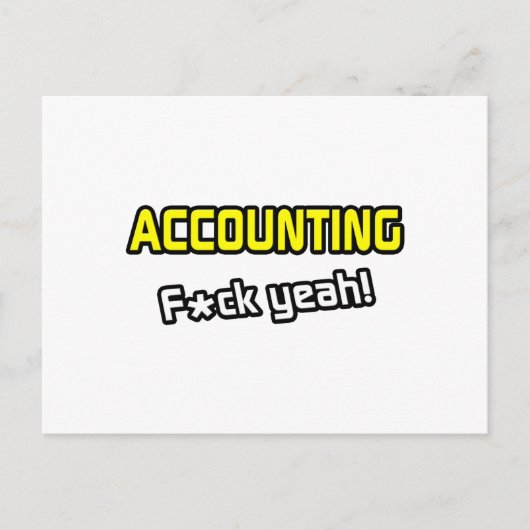 Boekhouding ... Ja. Briefkaart (Voorkant)