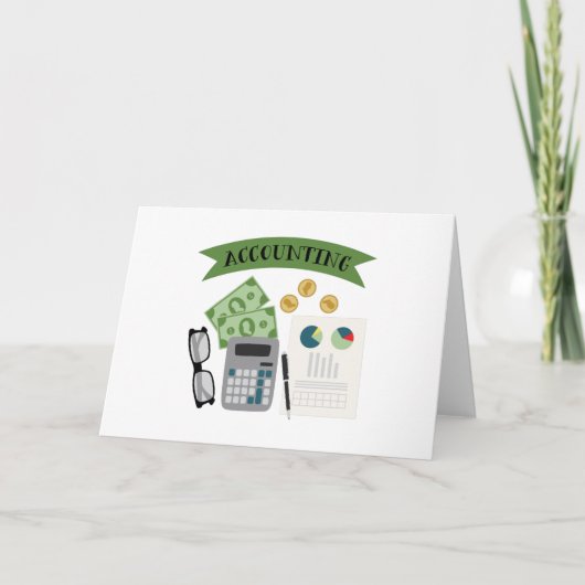 Boekhouding Kaart (Voorkant)