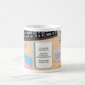 Boekhouding Kantoor Desk Achtergrond Mok (Center)