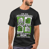 Boekhouding Moederschap Beste Mam Ooit Accountant T-shirt (Voorkant)