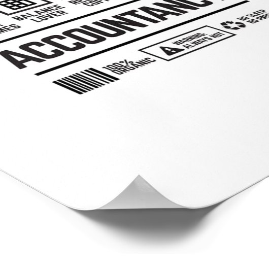 boekhouding poster (Hoek)