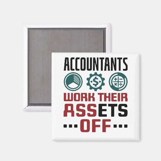 Boekhouding van de rekenplichtige magneet (Voorkant / Achterkant)