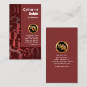 Boekhouding van Red Finance Numbers Visitekaartje (Voorkant / Achterkant)