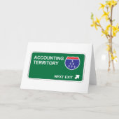 Boekhouding volgende uitgang kaart (Gele Bloem)