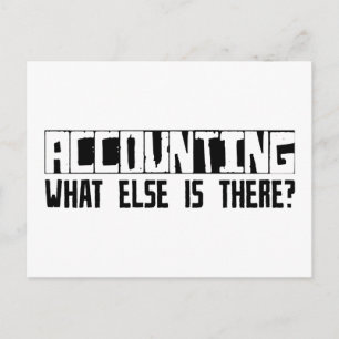 Boekhouding wat er nog meer is? briefkaart