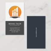 Boekhoudkantoor | Financieel logo | Financiën Visitekaartje (Voorkant / Achterkant)