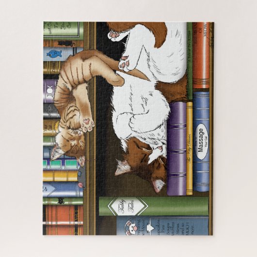 Boekhoudkat Legpuzzel (Verticaal)