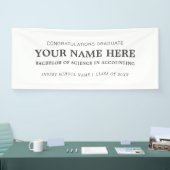 Boekhoudkundeacademie, klasse 20XX Afstuderen bann Spandoek (Beurs)