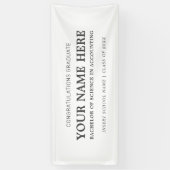 Boekhoudkundeacademie, klasse 20XX Afstuderen bann Spandoek (Verticaal)