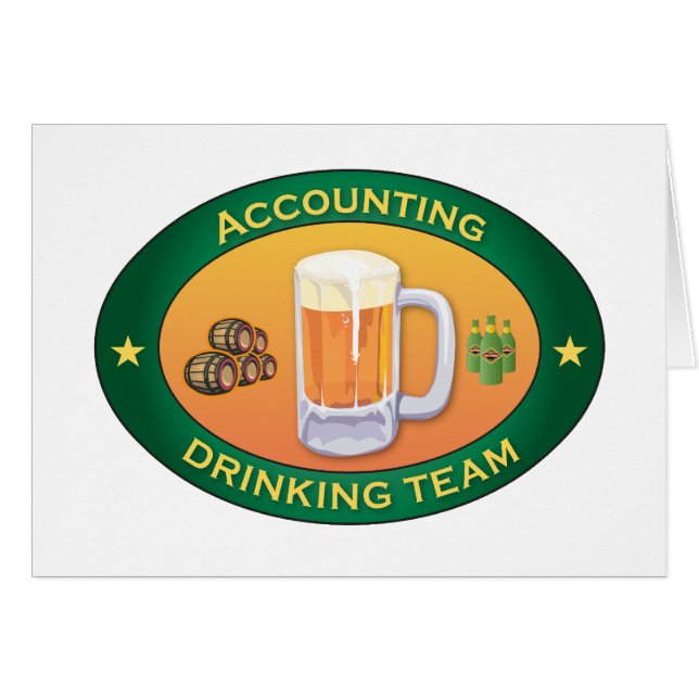 Boekhoudkundig Drink team (Voorkant Horizontaal)