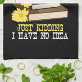 Boekhoudkundig - Een dag zonder lezen Theedoek (Gevouwen)