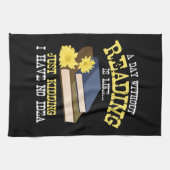 Boekhoudkundig - Een dag zonder lezen Theedoek (Horizontaal)