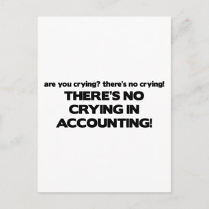 Boekhoudkundig geen drooggeld briefkaart