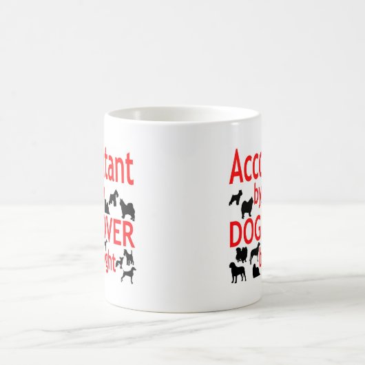 boekhoudkundig Hondenliefhebber Koffiemok (Center)