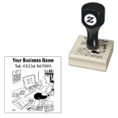 Boekhoudkundig Kantoor Rubberstempel (Gestempeld)