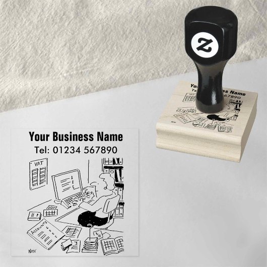 Boekhoudkundig Kantoor Rubberstempel