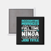 Boekhoudkundig manager Functietitel Professionele  Magneet (Voorkant / Achterkant)