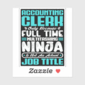 Boekhoudkundig medewerker Functietitel Professione Sticker (Vel)
