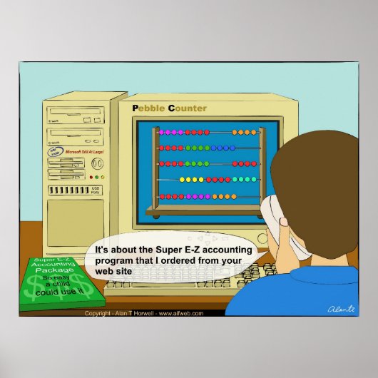 Boekhoudkundig pakket poster (Voorkant)