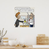 Boekhoudkundig Rangrapport Punny Poster (Keuken)