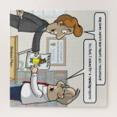 Boekhoudkundig rapport Punny Jigzaag Puzzle Legpuzzel (Horizontaal)