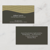 Boekhoudkundig Visitekaartje - $$ (Voorkant / Achterkant)