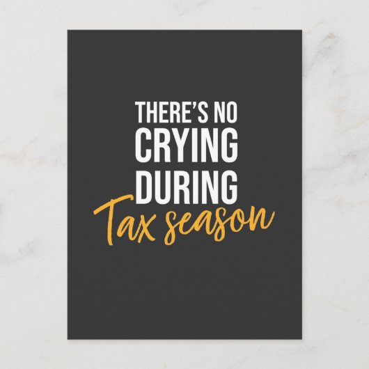 Boekhoudkundige accountant briefkaart (Voorkant)