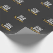 Boekhoudkundige accountant cadeaupapier (Hoek)