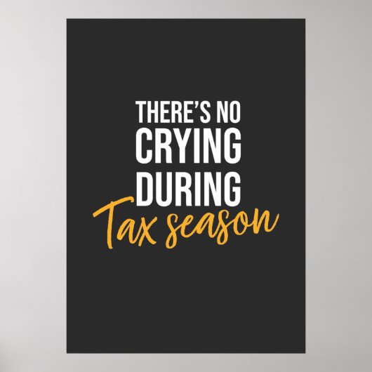 Boekhoudkundige accountant poster (Voorkant)