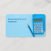 Boekhoudkundige accountant visitekaartje (Voorkant)