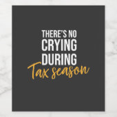 Boekhoudkundige accountant wijn etiket (Enkel label)