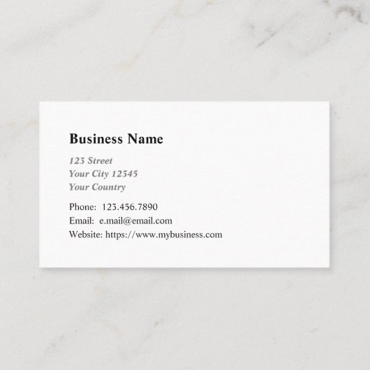 Boekhoudkundige accountantscontrole Klerks Busines Visitekaartje (Achterkant)