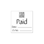 Boekhoudkundige boekhouding Betaalde Rubberstempel (Afrduk)