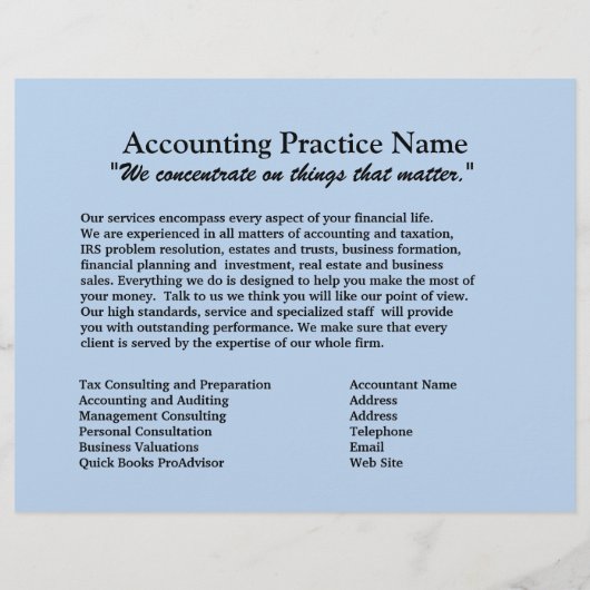 Boekhoudkundige brochure (Achterkant)