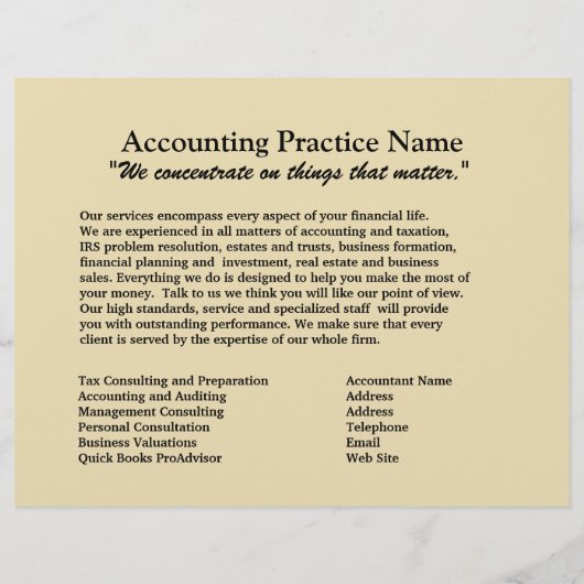 Boekhoudkundige brochure (Achterkant)