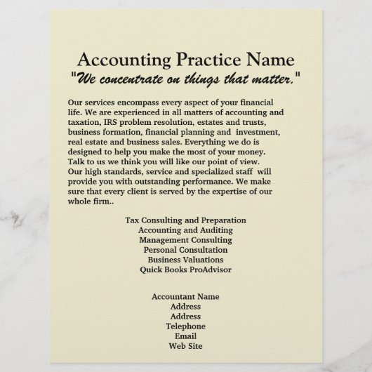 Boekhoudkundige brochure (Achterkant)