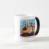 Boekhoudkundige Cartoon Morphing Mok (Voorkant rechts)