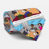Boekhoudkundige Cartoon Necktie Stropdas (Opgerold)