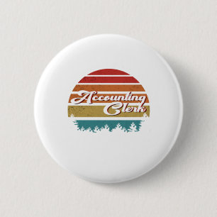Boekhoudkundige Clerk Tshirt Work is Gods Good Gif Ronde Button 5,7 Cm