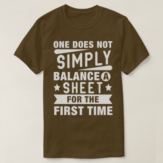 Boekhoudkundige controle accountants Aud T-shirt (Design voorkant)