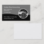 Boekhoudkundige controle achteraf visitekaartje (Voorkant / Achterkant)