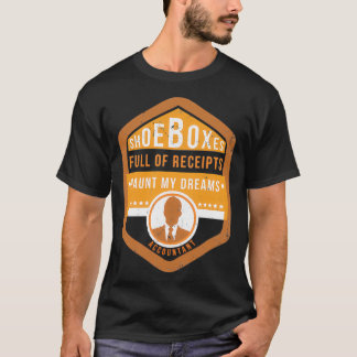 Boekhoudkundige controle geldboete t-shirt