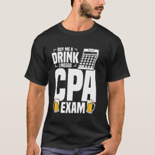 Boekhoudkundige CPA-examen CPA afgestudeerd Boekho T-shirt